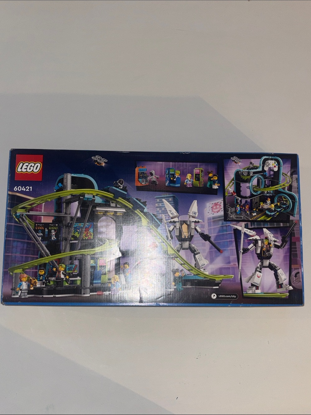 LEGO 60421 Neon Green and Purple Action Ride Building Set